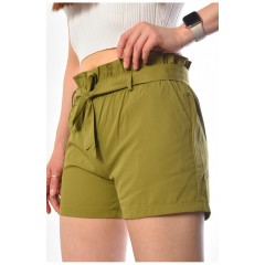 Шорти жіночі кольору хакі 183686L