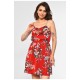 Сарафан жіночий червоного кольору 183799L Сарафан жіночий червоного кольору 183799L