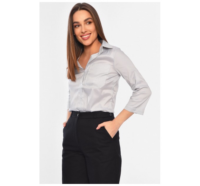 Сорочка жіноча сірого кольору 183829L