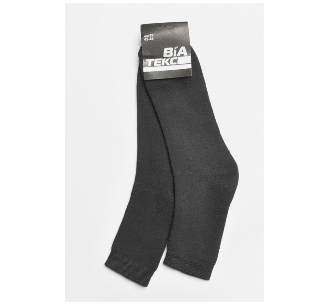 Шкарпетки чоловічі махрові чорного кольору 183963L