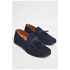 Туфли мужские темно-синего цвета 184201L