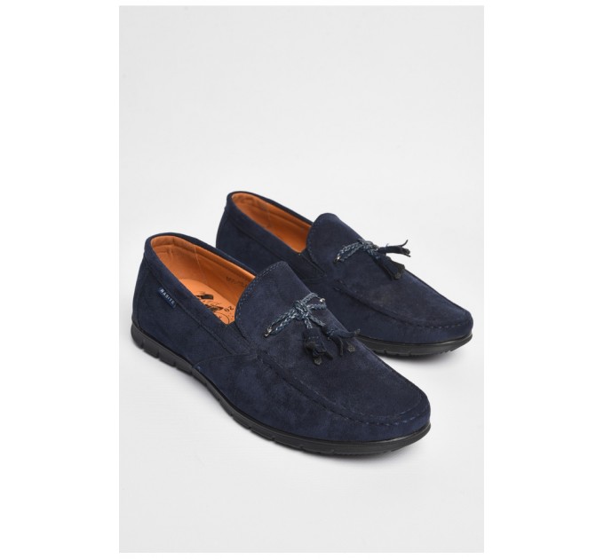 Туфли мужские темно-синего цвета 184201L