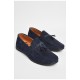 Туфлі чоловічі темно-синього кольору 184201L