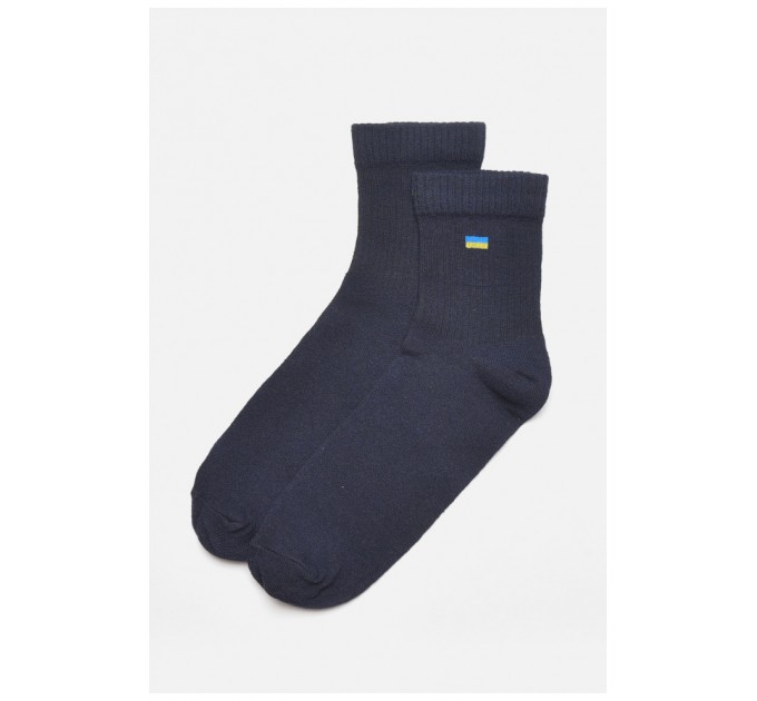 Носки мужские демисезонные темно-синего цвета 184283L