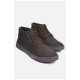 Черевики чоловічі демісезонні темно-коричневого кольору 184314L
