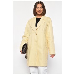 Женское пальто бежевого цвета 184428L