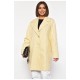 Пальто жіноче бежевого кольору 184428L