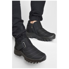 Черевики чоловічі зимові на хутрі чорного кольору 184479L