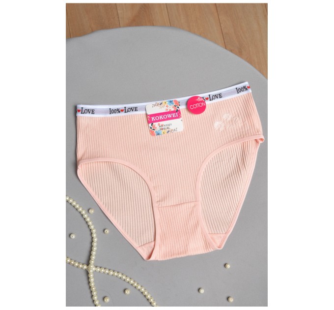 Труси жіночі батальні світло-рожевого кольору 184911L