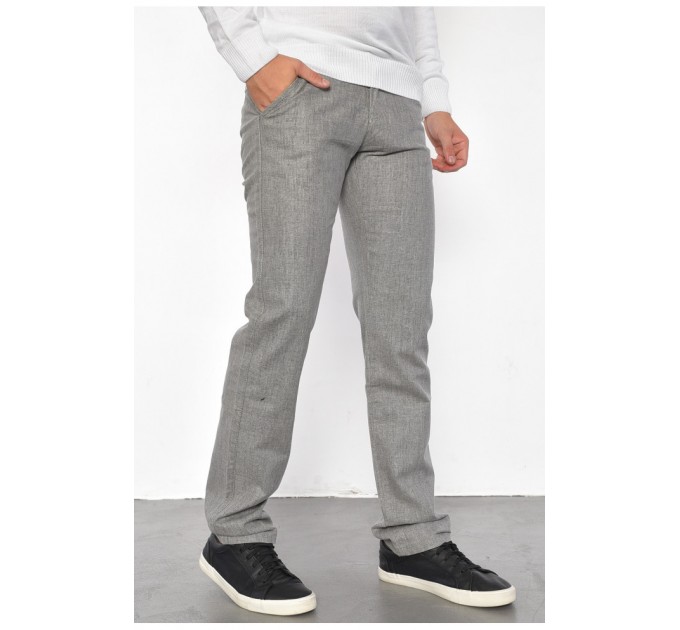 Брюки чоловічі сірого кольору 185141L
