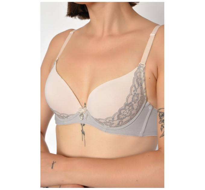 Бюстгальтер женский белого цвета чашка В 186350L