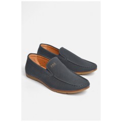 Туфлі чоловічі темно-синього кольору 186530L Туфлі чоловічі темно-синього кольору 186530L