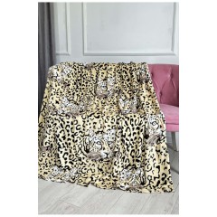 Плед жовтого кольору з принтом розмір 180*220 187658L