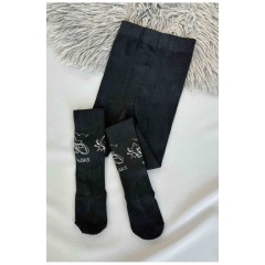 Колготи дитячі для хлопчика чорного кольору 187704L