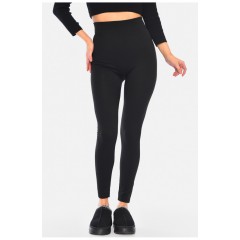 Лосини жіночі на флісі чорного кольору 187970L