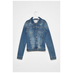 Джинсівка дитяча для дівчинки синього кольору 188050L