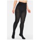 Колготи жіночі кашемірові із верблюжої вовни чорного кольору 188175L