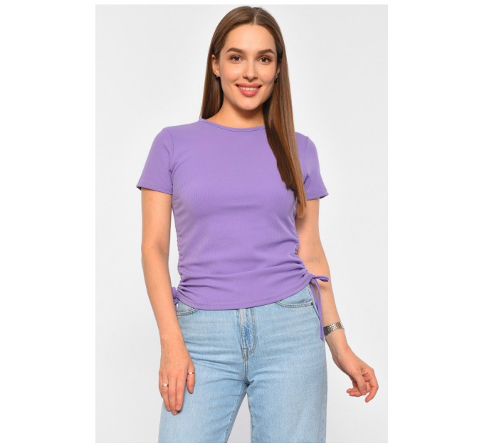 Футболка жіноча бузкового кольору 188350L