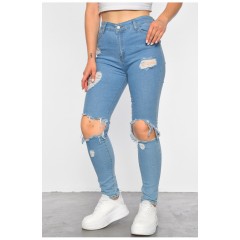 Джинсы женские голубого цвета 188480L