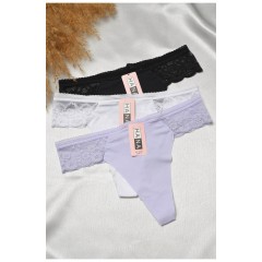 Набор стринг женских 3 штуки 188764L