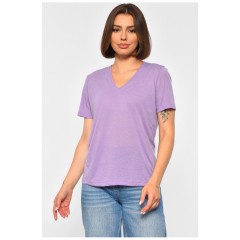 Футболка жіноча бузкового кольору 188771L