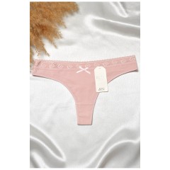 Стринги женские пудрового цвета 188803L