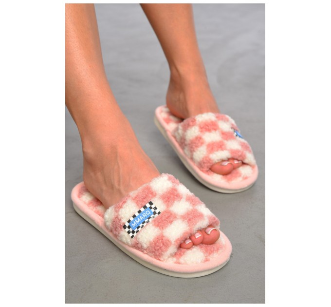 Капці домашні жіночі рожевого кольору 188980L