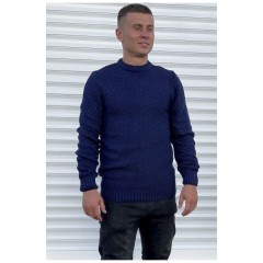 Светр чоловічий темно-синього кольору 189169L