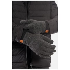 Рукавички чоловічі акрилові утеплені темно-сірого кольору 189449L