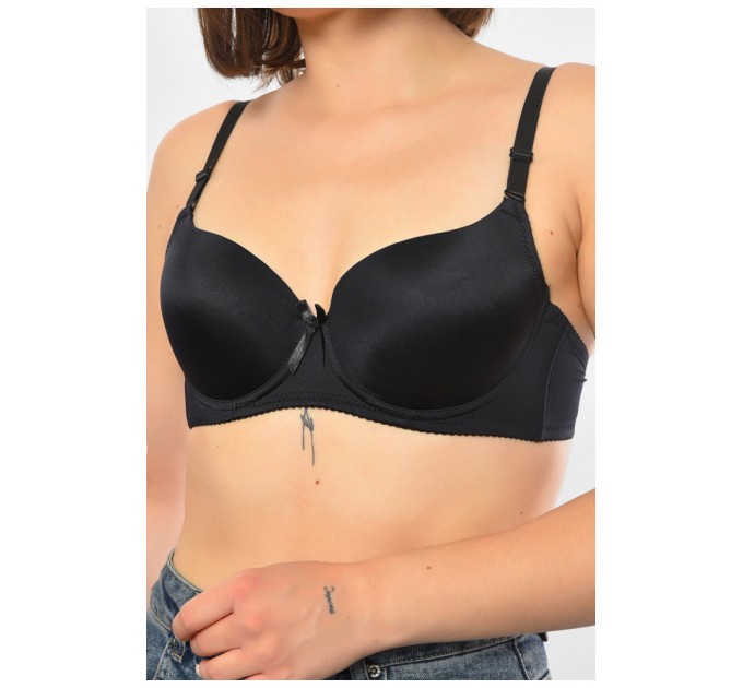 Бюстгальтер жіночий чорного кольору чашка В 189851L