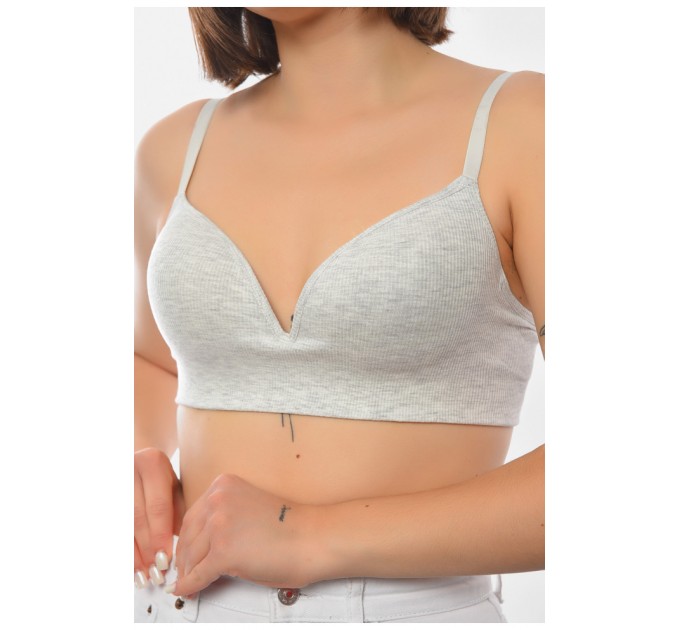 Бюстгальтер жіночий світло-сірого кольору чашка В 189932L