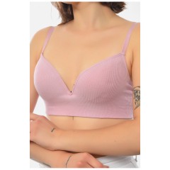 Бюстгальтер женский розового цвета чашка В 189941L