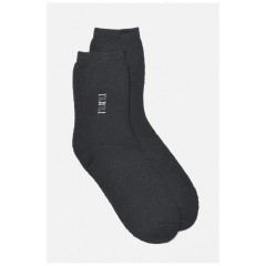 Шкарпетки чоловічі махрові чорного кольору 190070L