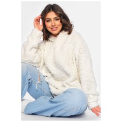 Худые женское тедди белого цвета 190295L