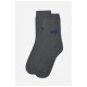 Шкарпетки чоловічі махрові темно-сірого кольору 190393L