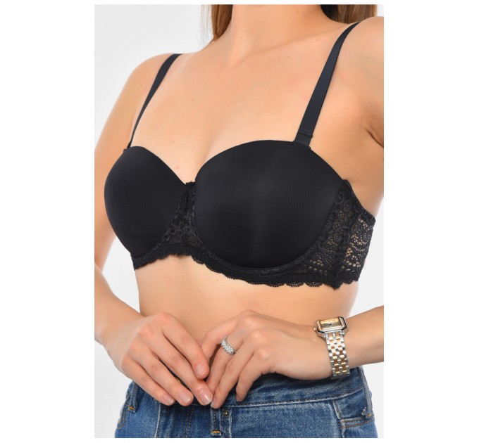 Бюстгальтер женский черного цвета чашка С 190404L
