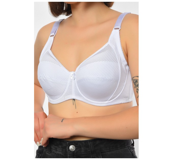 Бюстгальтер жіночий білого кольору чашка DD 190416L