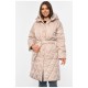 Куртка жіноча демісезонна бежевого кольору 190609L Куртка жіноча демісезонна бежевого кольору 190609L