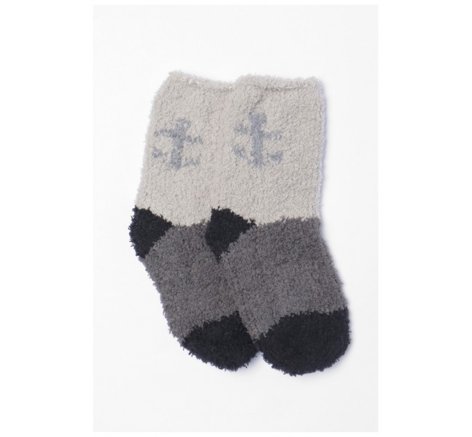 Носки детские травка серого цвета 191152L