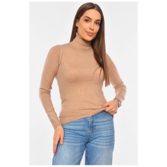Гольф жіночий трикотажний бежевого кольору 191842L
