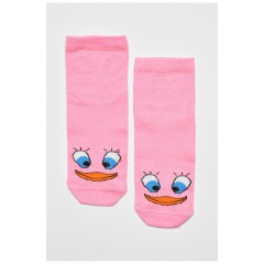 Шкарпетки жіночі демісезонні рожевого кольору 192253L