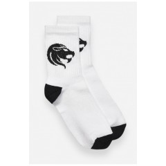 Шкарпетки жіночі демісезонні білого кольору 192318L