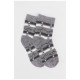 Шкарпетки дитячі теплі сірого кольору з принтом 192453L Шкарпетки дитячі теплі сірого кольору з принтом 192453L