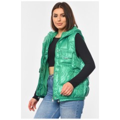 Жилетка жіноча зеленого кольору 192461L