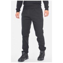 Спортивні штани чоловічі на флісі чорного кольору 192593L