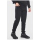Спортивні штани чоловічі на флісі чорного кольору 192599L