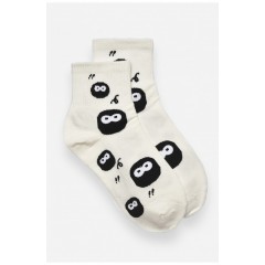 Шкарпетки дитячі демісезонні білого кольору з малюнком 192884L