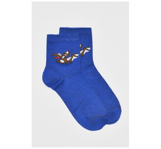Шкарпетки дитячі демісезонні синього кольору 192938L