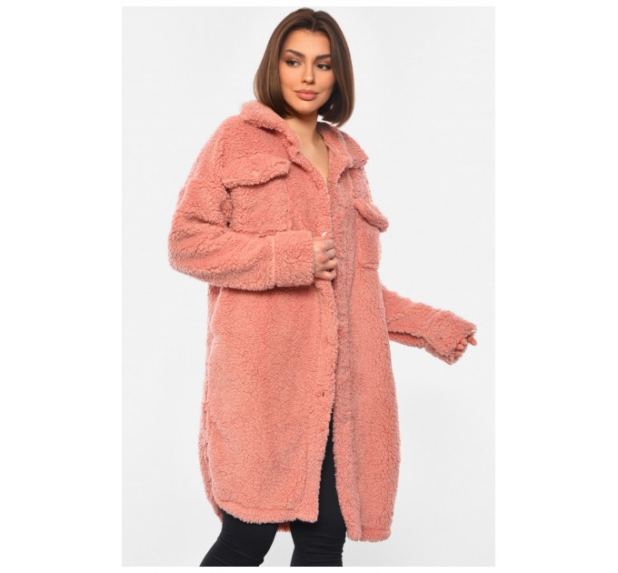Туніка тедді жіноча рожевого кольору 193266L