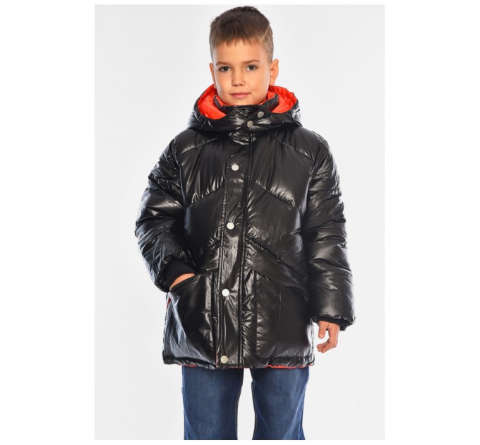 Куртка дитяча для хлопчика єврозима чорного кольору 193456L